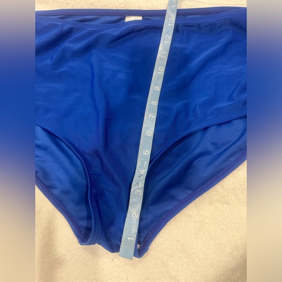 Plus size blue bikini tassel fringe set 2 pieces size 2X festival boho - Picture 5 of 6